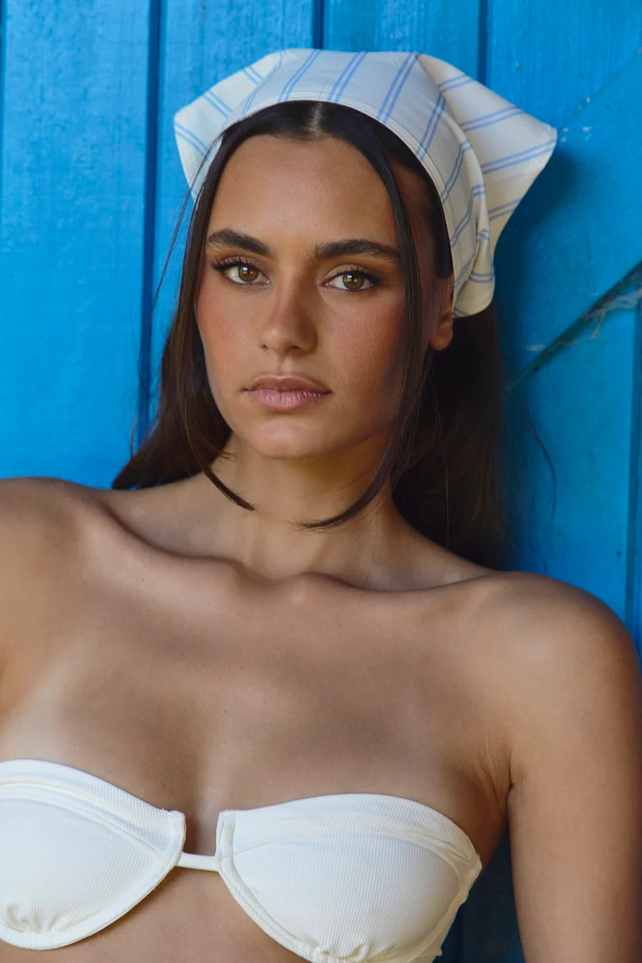 PRAIRIE POPLIN BANDANA - SWEET CREAM