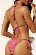 DELILAH BOTTOM - RED GINGHAM